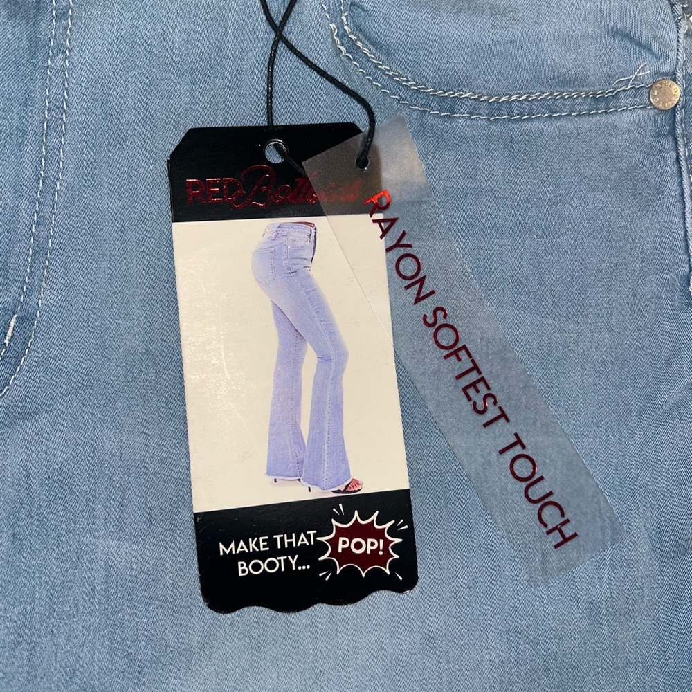 Blue High Rise Jeans - Picture 4 of 4